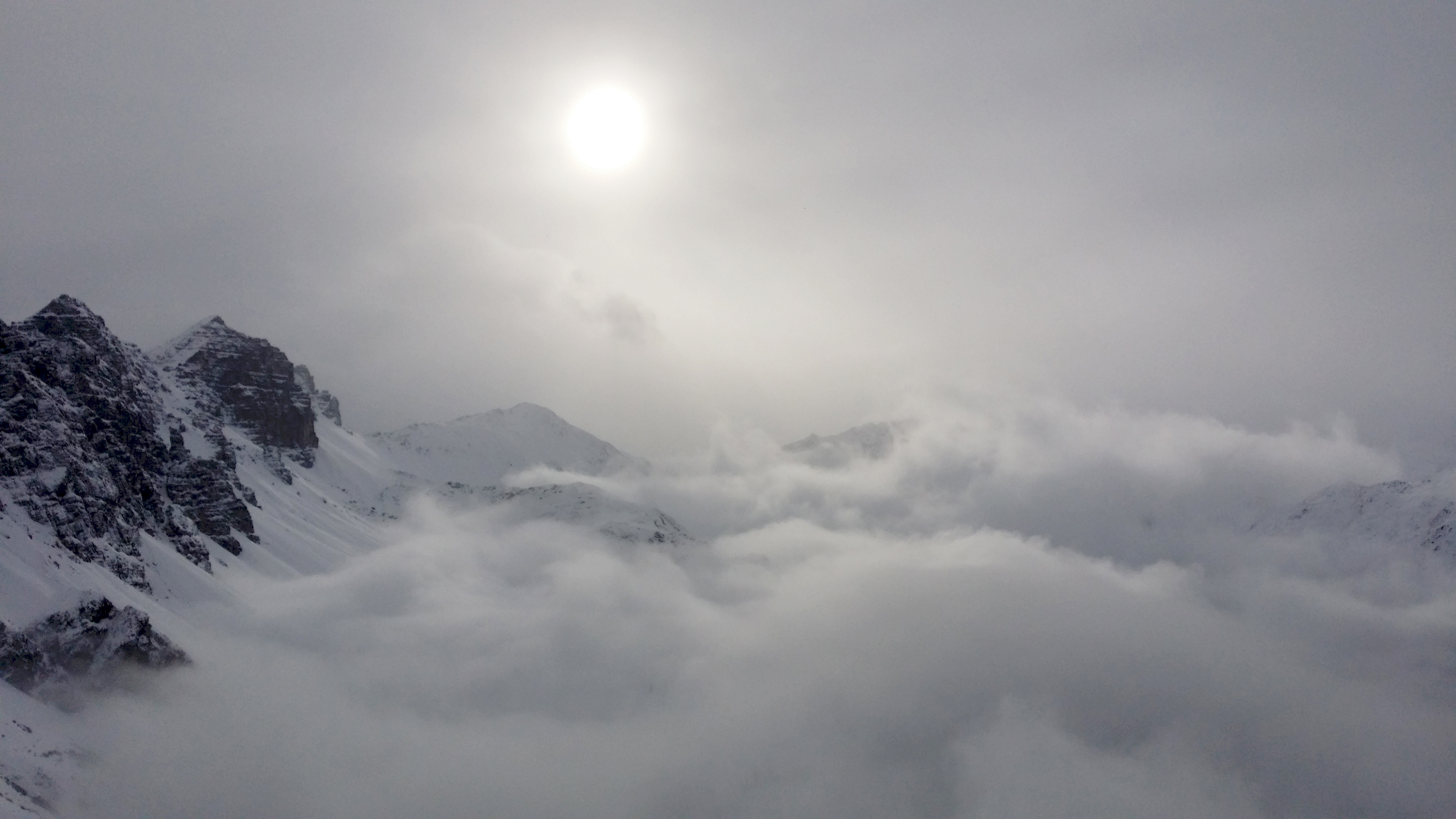 Hoadl 2340 m mit Blick auf Gamskogl 2659 m