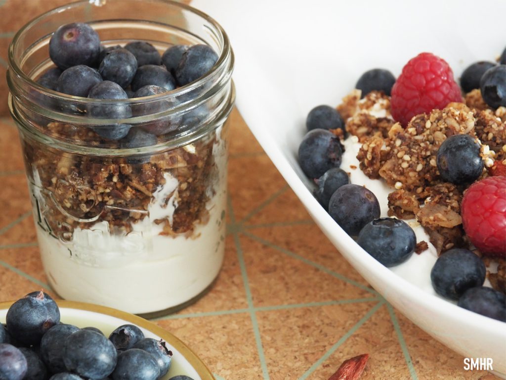 Das fertige Low-Carb-Granola